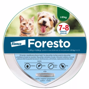 Foresto nyakörv kutya, macska 8kg alatt
