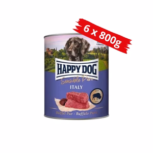 Happy Dog Italy bivaly konzerv 6 x 800g