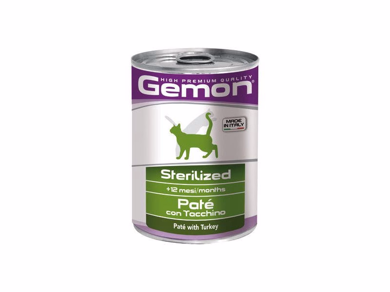Gemon Cat PATÉ steril pulykás konzerv 400g