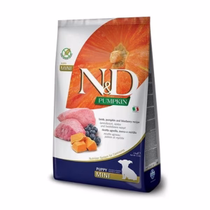 N&D Dog Grain Free Bárány&Áfonya Sütőtökkel Puppy Mini 2,5kg
