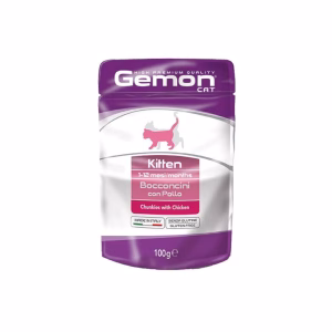 Gemon Cat kölyök csirkés alutasakos eledel 100g