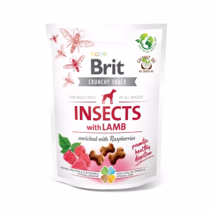 Brit Crunchy Snack Bárány és Málna jutalomfalat 200g