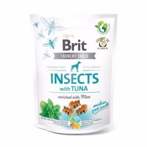 Brit Crunchy Snack Tonhal és Menta jutalomfalat 200g