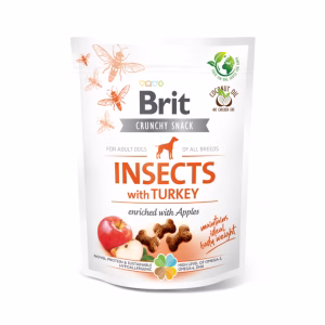 Brit Crunchy Snack Pulyka és Alma jutalomfalat 200g