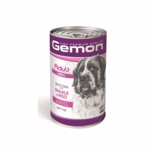 Gemon dog adult sertés&rizs konzerv 1250g