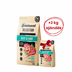 Eminent Selection Large Puppy Marha és bárány száraz kutyaeledel 12+2kg