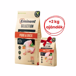 Eminent Selection Adult Sertés és kacsa száraz kutyaeledel 12+2kg