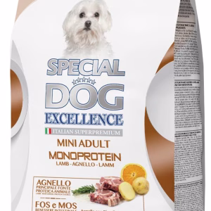 Special Dog Excellence Monoprotein Mini adult Bárány & Rizs & Burgonya & Narancs 800g