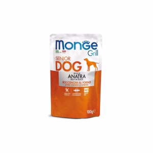 Monge Dog GRILL senior Kacsa alutasak 100g