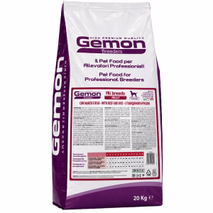 Gemon Dog 20kg kutyatáp marha-rizs